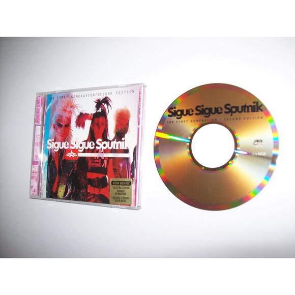 Sigue Sigue Sputnik The F1rst Generation 2econd Edition GOLD DISC Collectors CD - Picture 9 of 10